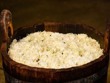 Sauerkraut aus dem Krautbetrieb Baron